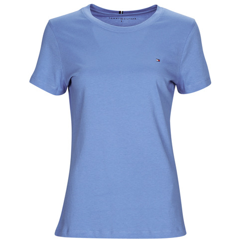 Vêtements Femme T-shirts manches courtes Tommy Hilfiger NEW CREW NECK TEE Bleu