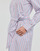 Vêtements Femme Robes courtes Tommy Hilfiger ORG CO GBL STP KNEE SHIRT DRESS Blanc