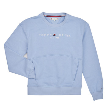 Vêtements Fille Sweats Tommy Hilfiger ESSENTIAL CNK SWEATSHIRT L/S Bleu