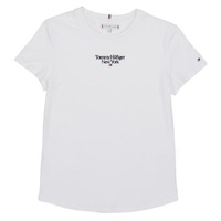 Vêtements Fille T-shirts manches courtes Tommy Hilfiger TOMMY GRAPHIC TEE S/S Blanc
