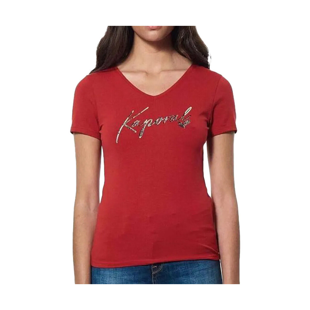 Vêtements Femme T-shirts & Polos Kaporal FRANH22W11 Rouge