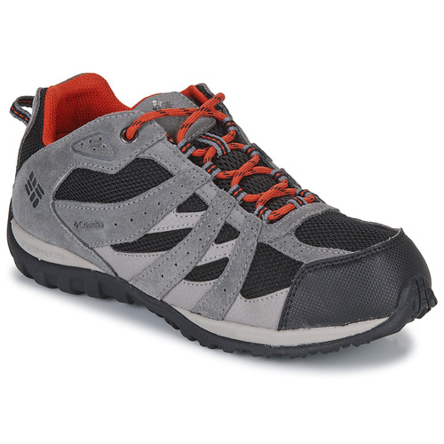 Chaussures withée Columbia YOUTH REDMOND WATERPROOF Gris / Noir / Rouge 