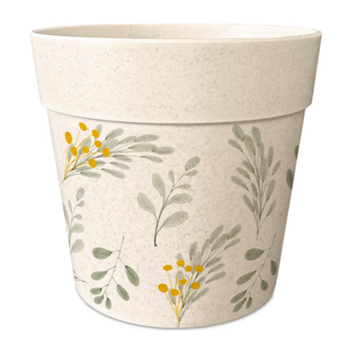 Maison & Déco Vases / caches pots d'intérieur Sud Trading Cache Pot Bambou petites branches 6 cm Beige
