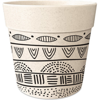 Ce mois ci Vases / caches pots d'intérieur Sud Trading Cache-pot en bambou ethnique 8 cm Beige