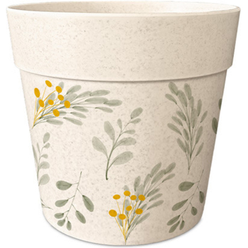 en 4 jours garantis Vases / caches pots d'intérieur Sud Trading Cache-pot en bambou motif petites branches 8 cm Beige