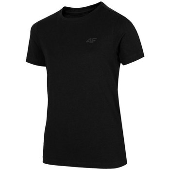 Vêtements Garçon T-shirts manches courtes 4F JTSM001 Noir