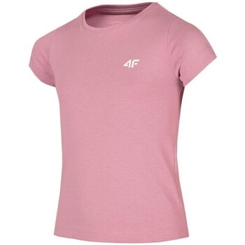 Vêtements Fille T-shirts manches courtes 4F JTSD001 Rose