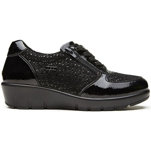 Chaussures Femme Derbies G Comfort BLUCHER IMPERMÉABLE  799-2 LICRA-CHAROL Noir