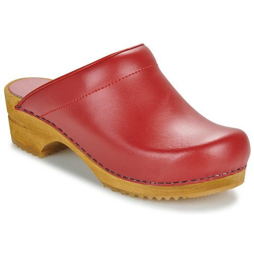 Chaussures Femme Sabots Sanita LOTTE Rouge