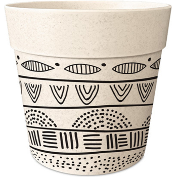 Canapés 2 places Vases / caches pots d'intérieur Sud Trading Cache pot en bambou ethnique 15.5 cm Beige