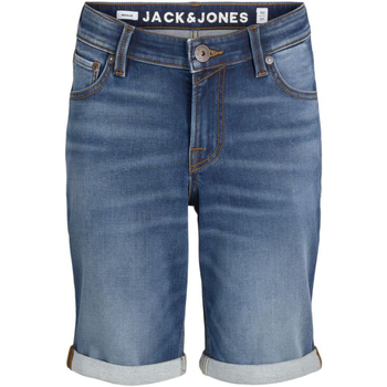Vêtements Garçon Shorts / Bermudas Jack & Jones 12205922 JJIRICK JJICON SHORTS GE 835 I.K SN JR BLUE DENIM Bleu