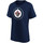 Vêtements colorblock mock neck sweater T-shirt msh NHL Winnipeg Jets Fana Multicolore