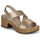 Chaussures Femme nbspTour de bassin :  Wonders D-8803-GLOW Doré