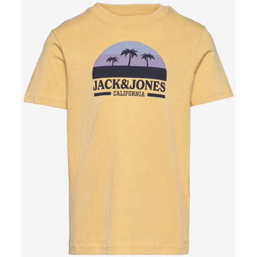 Vêtements Garçon Comptoir de fami Costumes et cravates JACK & JONES - T-shirt - jaune Jaune