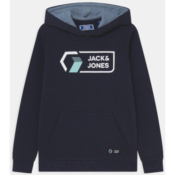 Vêtements Garçon Blousons Jack & Jones JACK & JONES - Sweat à capuche - marine Bleu