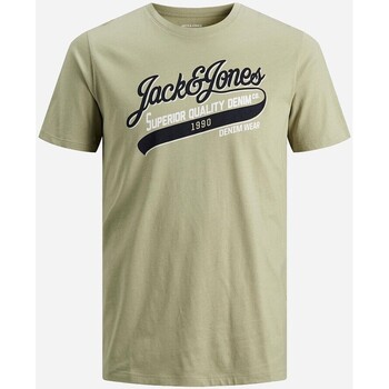 Vêtements Garçon T-shirts Batman & Polos Jack & Jones JACK & JONES - T-shirt - kaki Kaki