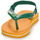 Chaussures Enfant Tongs Havaianas BABY BRASIL LOGO Jaune / Vert