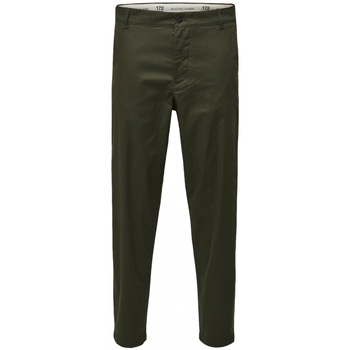 Vêtements Homme Pantalons Selected Slim Tape Repton 172 Flex Pants - Forest Night Vert