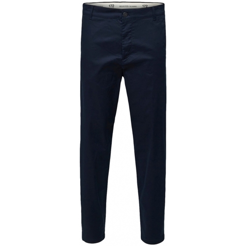 Vêtements Homme Pantalons Selected Slim Tape Repton 172 Flex Pants - Dark Sapphire Bleu