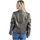Vêtements Femme Blousons Redskins Veste en cuir femme Jutta Antik  ref 58061 Silver Argenté