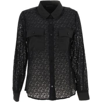 Vêtements Femme Chemises / Chemisiers Pant Guess Coline black ml shirt Noir