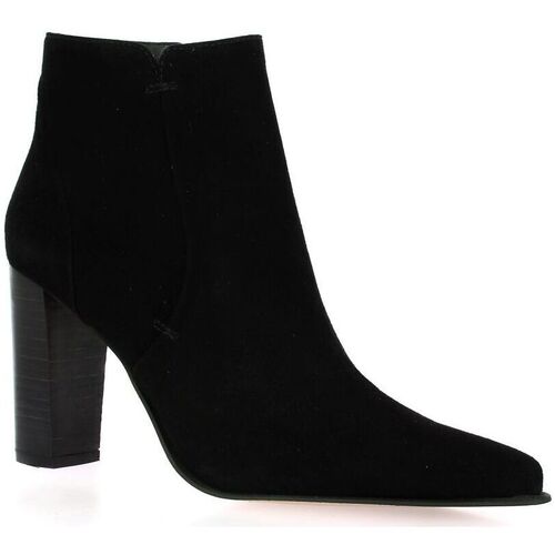 Chaussures Femme Midnight Boots Vidi Studio Midnight Boots cuir velours Noir