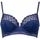 Sous-vêtements Femme Corbeilles & balconnets Morgan Soutien-gorge corbeille bleu marine Lily Bleu