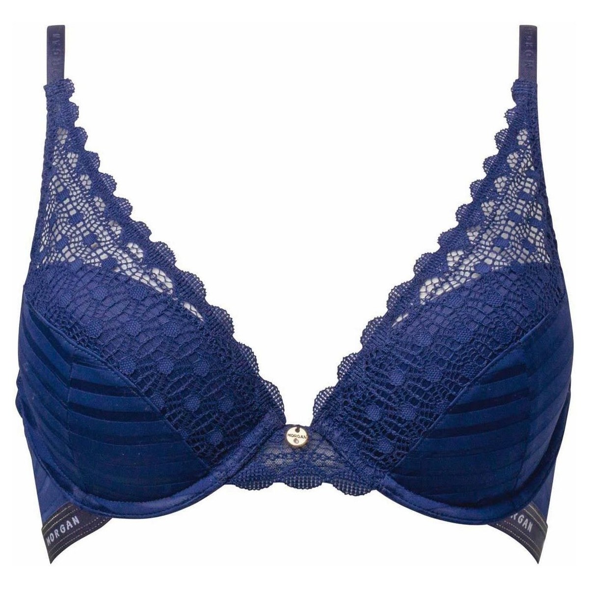 Sous-vêtements Femme Rembourrés Morgan Soutien-gorge ampliforme bleu marine Lily Bleu