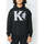Vêtements Homme Sweats Kappa Hoodie Vaste Authentic Noir