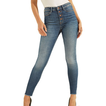 Vêtements Femme Jeans skinny Downtown Guess G-W0BA28D46A1 Bleu