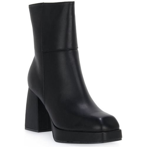 Chaussures Femme Low boots over-the-knee Keys BLACK Noir