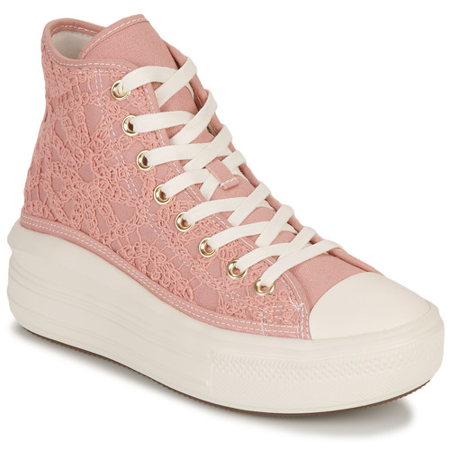 Chaussures Femme Baskets montantes Handsu002DFree Converse CHUCK TAYLOR ALL STAR MOVE-FESTIVAL  DAISY CORD Rose