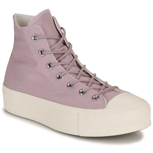 Chaussures Femme Baskets montantes projects Converse CHUCK TAYLOR ALL STAR LIFT PLATFORM SUMMER UTILITY-LUCID LILAC/V Violet