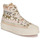 Chaussures Femme converse chuck taylor lift 2x pale putty CHUCK TAYLOR ALL STAR  LIFT-ANIMAL ABSTRACT Blanc/Multicolore