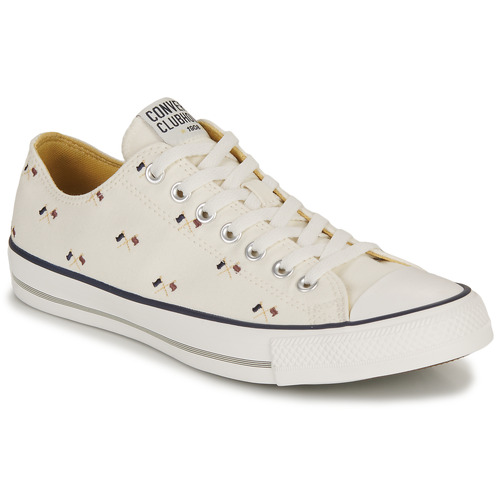 Chaussures Homme Baskets basses Oak Converse CHUCK TAYLOR ALL STAR-CONVERSE CLUBHOUSE Blanc / Multicolore