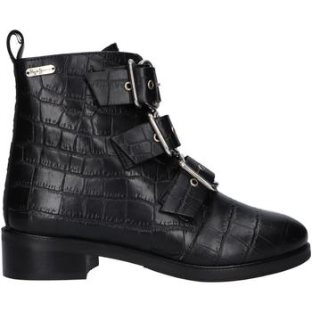 Chaussures Femme Bottes Pepe Black jeans PLS50459 Noir