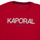 Vêtements Garçon T-shirts manches courtes Kaporal PIRAN ESSENTIEL Bordeaux