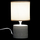 Maison & Déco Lampes à poser Item International Lampe en Grès Ivoire 26.5 cm Beige