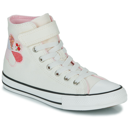 Chaussures Fille Baskets montantes Converse CHUCK TAYLOR ALL STAR 1V HI Blanc / Multicolore