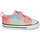 Chaussures Fille Baskets basses First Converse INFANT First CONVERSE CHUCK TAYLOR ALL STAR 2V EASY-ON MAJESTIC MERMAI Multicolore