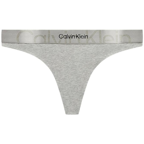 Sous-vêtements Femme Culottes & slips Calvin Klein Jeans String  Ref 58100 P7A Grey Heather Gris