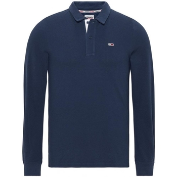 Vêtements Homme T-shirts & Polos Tommy Jeans Polo manches longues  Ref 58084 C87 Marine Bleu
