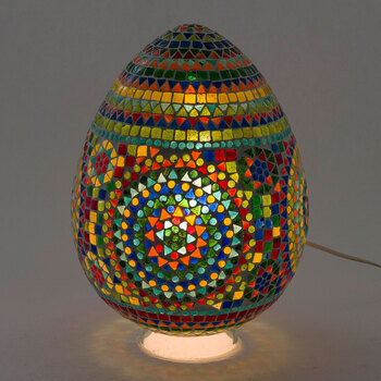 Signes Grimalt Œuf De Lampe Marocaine Multicolore