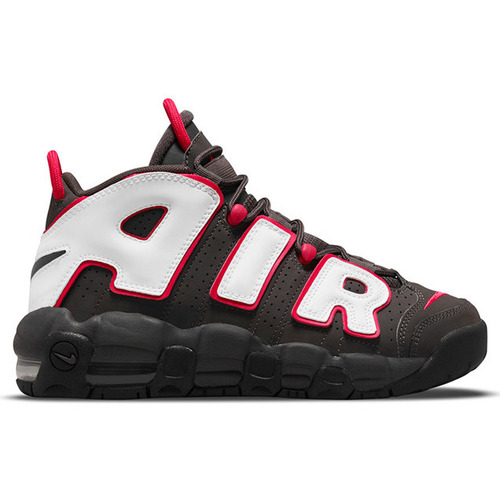 Chaussures Enfant Basketball Nike couture Air More Uptempo (GS) / Gris Gris