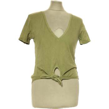 Vêtements Femme T-shirts & Polos Zara top manches courtes  36 - T1 - S Vert Vert