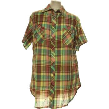 Vêtements Homme Chemises manches longues Zara chemise  38 - T2 - M Vert Vert