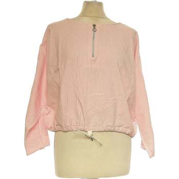 Vêtements Femme Chemises / Chemisiers Zara top manches courtes  38 - T2 - M Rose Rose
