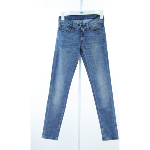 7 for all Mankind Jean en coton Bleu - Vêtements Jeans Femme 32,20 €