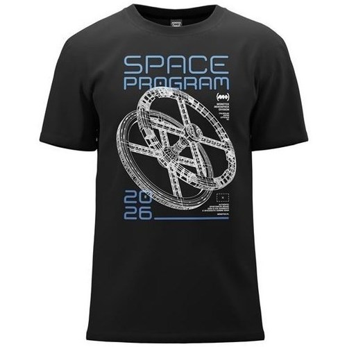 Vêtements Homme T-shirts manches courtes Monotox Space Program Noir