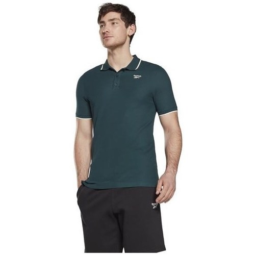 Vêtements Homme T-shirts manches courtes Reebok Sport RI Polo Vert